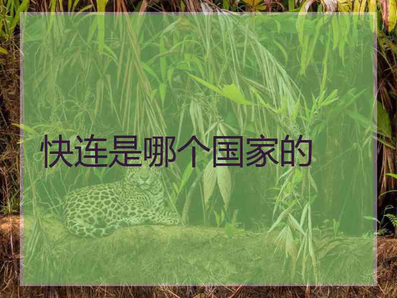 快连是哪个国家的
