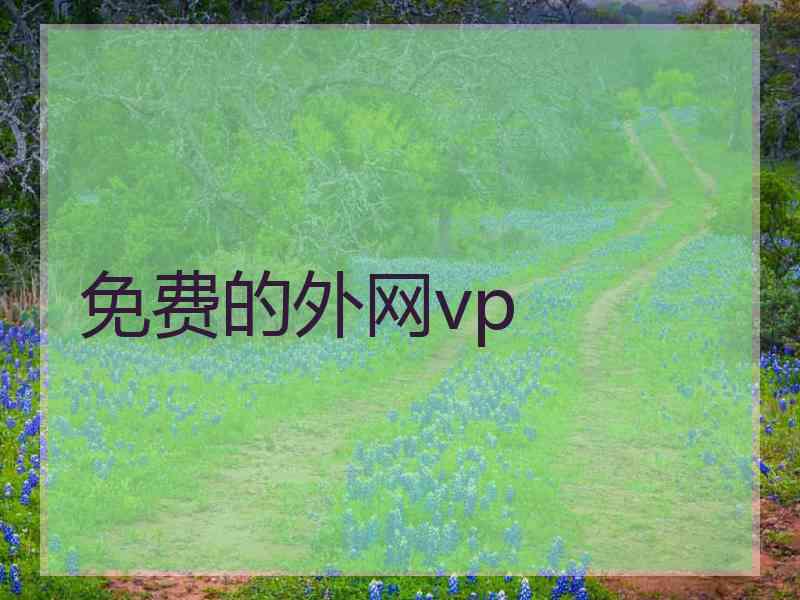 免费的外网vp