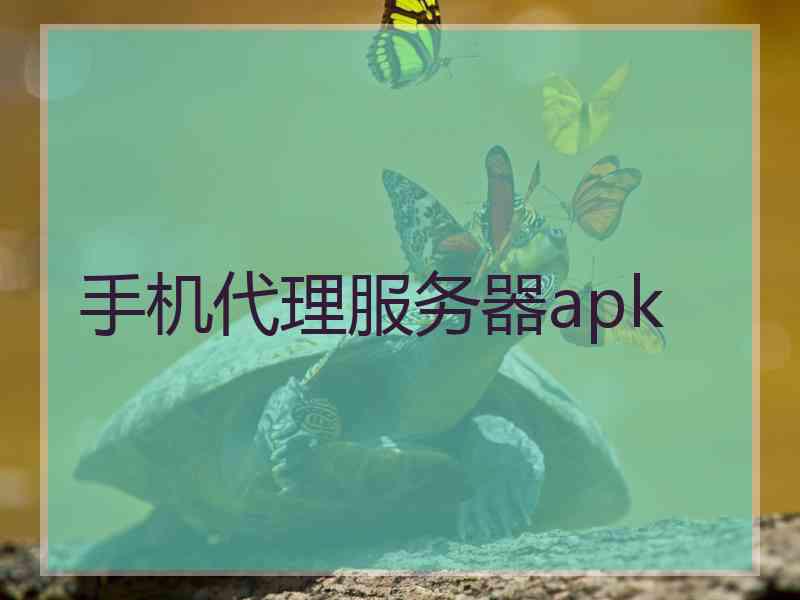 手机代理服务器apk